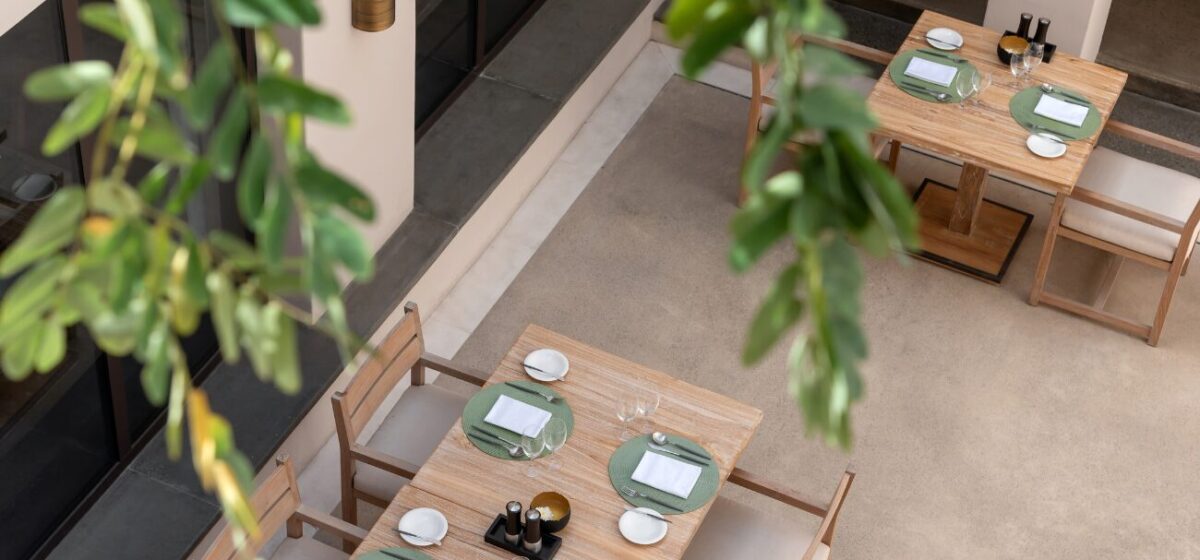 outdoor the restaurant