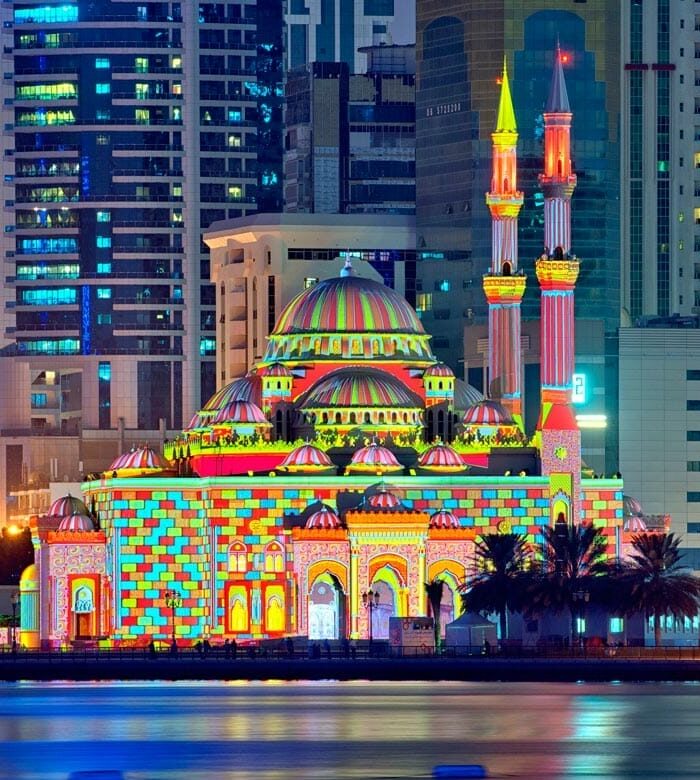 ALB SCTDA Destination Sharjah Light Festival Al Noor Mosque1